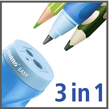 Acheter STABILO Taille crayons pour 3 taille de mines EASYsharpener spécial Droitier Rose