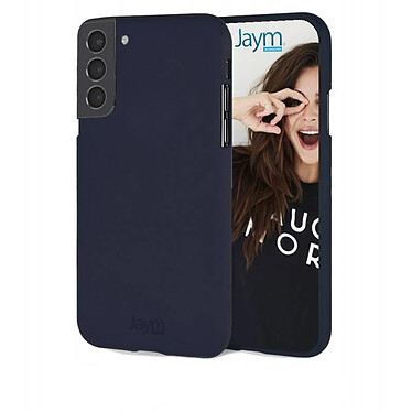 Jaym Coque pour Samsung Galaxy S22 Ultra Premium Soft Feeling Bleu