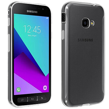Avizar Coque Samsung Galaxy Xcover 4 / 4s Silicone Souple Ultra-Fin Transparent