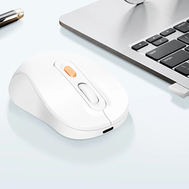 Avis LinQ Souris Sans Fil Bluetooth ou WiFi 2.4Ghz Précision et Confort Blanc