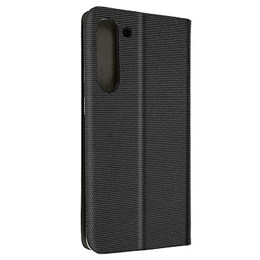 Avizar Étui pour Samsung Galaxy S23 Plus Tissu Porte carte Support Vidéo  noir