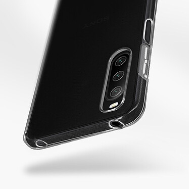 Avis Avizar Coque pour Sony Xperia 10 IV Silicone Souple et Film Verre Trempé 9H  transparent contour noir
