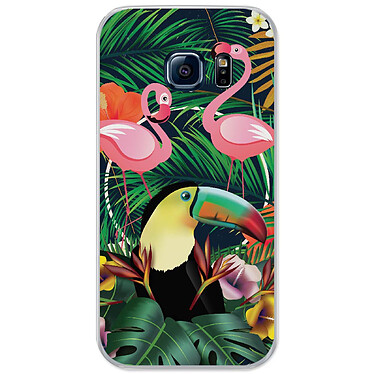1001 Coques Coque silicone gel Samsung Galaxy S7 motif Tropical Toucan