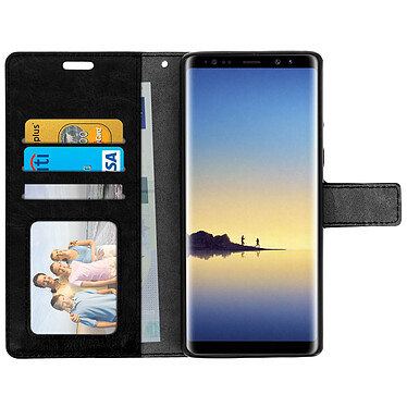 Avis Avizar Etui folio Noir Éco-cuir pour Samsung Galaxy Note 8