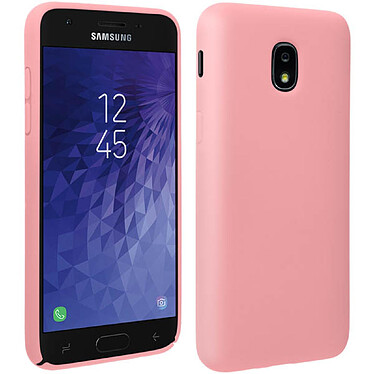 Avizar Coque pour Samsung Galaxy J3 2018 Silicone Semi-rigide Mat Finition Soft Touch  rose clair