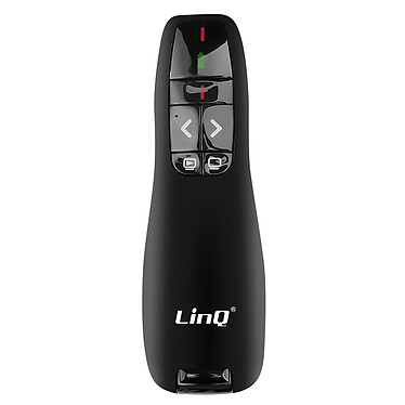 LinQ Démonstrateur laser sans-fil avec Récepteur USB Portée 15m  Noir