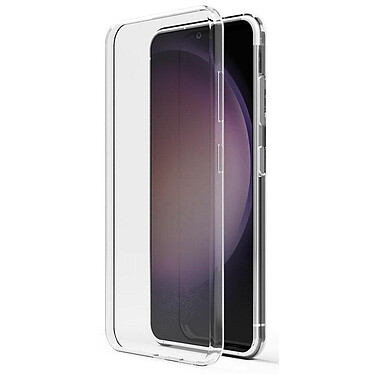 Evetane Coque Samsung Galaxy S23 360° intégrale Protection avant et arrière silicone transparente Motif