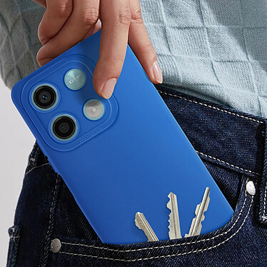 Avis Avizar Coque pour Xiaomi Redmi Note 13 5GSilicone Protection Caméra Bleu