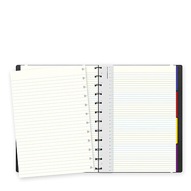 Avis FILOFAX Carnet de notes 'Notebook Classic Vif' rechargeable format A4, Noir