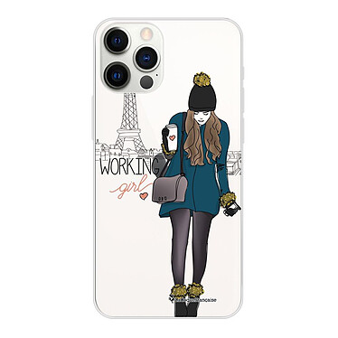 LaCoqueFrançaise Coque iPhone 12 Pro Max 360 intégrale transparente Motif Working girl Tendance
