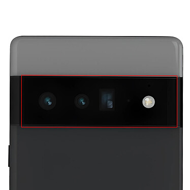 Avis Clappio Lentille Caméra Arrière pour Google Pixel 6 Pro Noir
