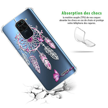 Avis Evetane Coque Xiaomi Redmi Note 9 anti-choc souple angles renforcés transparente Motif Carpe diem