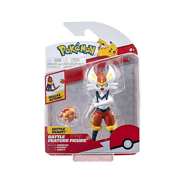 Pokémon - Figurine Battle Feature Pyrobut 10 cm pas cher