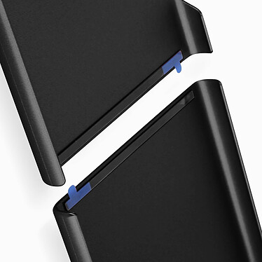 Avizar Coque Samsung Z Flip 3 Rigide avec Bande Antidérapante Noir pas cher