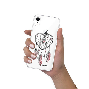 Evetane Coque iPhone Xr silicone transparente Motif Attrape coeur ultra resistant pas cher