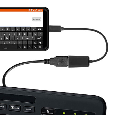 Avis Avizar Adaptateur OTG Micro USB Vers USB Femelle Smartphone / Tablette - Noir