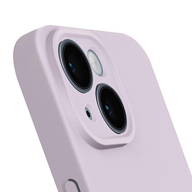 Acheter Avizar Coque Silicone pour iPhone 15 Caméra Protégée Doux au Toucher  Violet Clair