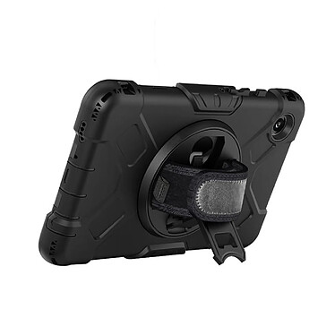 Eiger Coque pour Galaxy Tab A9 Protection Complète avec Poignée rotative à 360° Noir