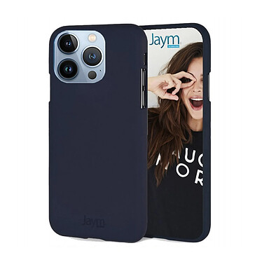 Jaym Coque pour Apple iPhone 14 Plus Premium Soft Feeling Bleu