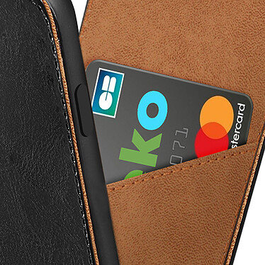 Avis Avizar Étui pour Samsung Galaxy Xcover Pro Clapet Vertical Porte-carte Simili Cuir Lisse  Noir