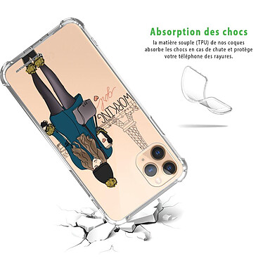 Avis LaCoqueFrançaise Coque iPhone 11 Pro Max anti-choc souple angles renforcés transparente Motif Working girl