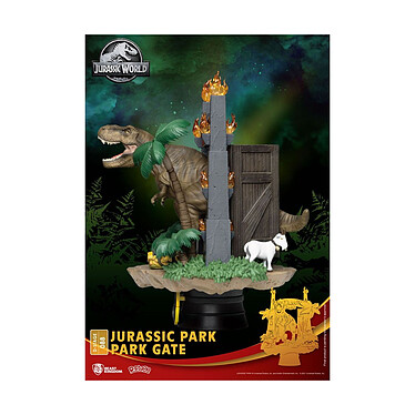 Acheter Jurassic Park - Diorama D-Stage Park Gate 15 cm