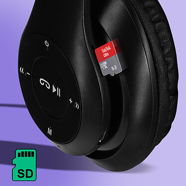 Avis Casque Audio Sans Fil Bluetooth 4.0/jack 3.5 mm micro-SD P15 Noir
