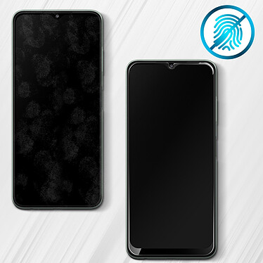 Acheter Avizar Film Samsung Galaxy A22 5G Verre Trempé 9H Biseauté Transparent / Noir