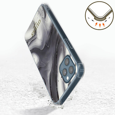 Guess Coque pour iPhone 12 Pro Max avec Dragonne Motif marbre  Gris pas cher