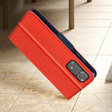 Avis Avizar Étui pour Xiaomi Redmi Note 11 et Note 11s clapet portefeuille et support vidéo + languette magnétique  Rouge et Bleu Nuit