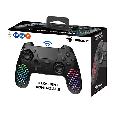 Subsonic - Manette Hexalight Controller pour PS4 et PC pas cher
