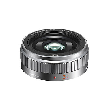 PANASONIC Objectif Lumix G 20mm f/1.7 II Silver Pancake