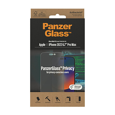 Acheter PanzerGlass Verre de protection Privacy pour iPhone 14 Pro Max