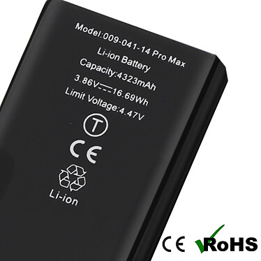Acheter Clappio Batterie Decode PCB Version pour iPhone 14 Pro Max 4323mAh Noir