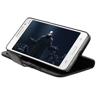 Acheter Avizar Etui Clapet Portefeuille Samsung Galaxy Grand Prime - Housse Noir