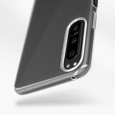 Avis Avizar Coque pour Sony Xperia 5 IV Silicone Souple et Film Verre Trempé 9H  transparent contour noir