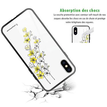 Avis LaCoqueFrançaise Coque iPhone X/Xs Coque Soft Touch Glossy Fleurs Cerisiers Design