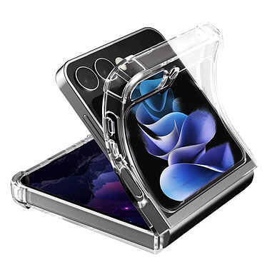 Avis Evetane Coque Samsung Galaxy Z Flip 6 Anti-Chocs avec Bords Renforces en silicone transparente Motif