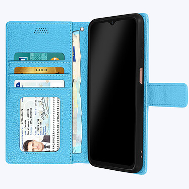 Acheter Avizar Étui pour Samsung Galaxy A23 5G et M23 5G Clapet Portefeuille Support Vidéo Dragonne  bleu