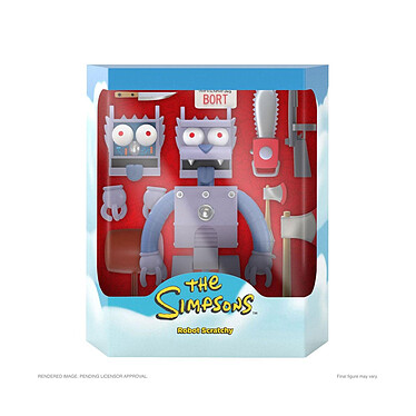 Acheter Les Simpson - Figurine Ultimates Robot Scratchy 18 cm