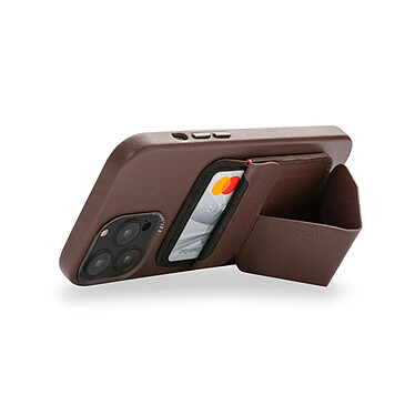 Avis Decoded Compatible avec le MagSafe Card/Stand Sleeve Marron