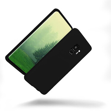 Avis Evetane Coque Samsung Galaxy S9 Noire Silicone liquide + 2 Vitres en Verre trempé Protection écran Antichocs