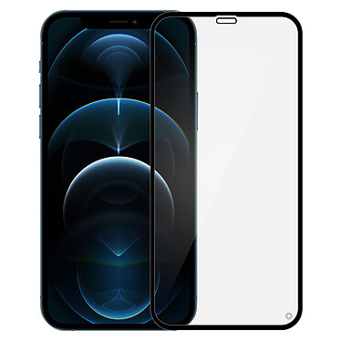 Force Glass Film pour iPhone 12 Pro Max Verre Organique Résistant Anti-traces  Noir