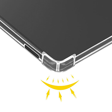 Acheter Avizar Coque pour Samsung Galaxy Tab S8 Ultra Silicone Gel avec Coins Renforcés  Transparent