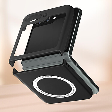 Avizar Coque MagSafe pour Samsung Galaxy Z Flip 5 Rigide Design Fin  Noir pas cher