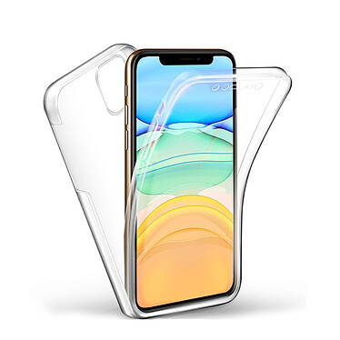 LaCoqueFrançaise Coque compatible avec iPhone 11 360° intégrale protection avant arrière silicone transparente Motif