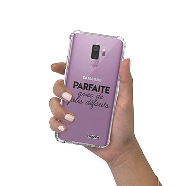Evetane Coque Samsung Galaxy S9 Plus anti-choc souple angles renforcés transparente Motif Parfaite Avec De Jolis Défauts pas cher