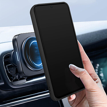 Acheter Avizar Coque pour Samsung Galaxy A54 5G Bi-matière Bague Métallique Support Vidéo  Noir
