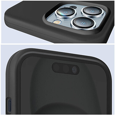 Acheter Moxie Coque pour iPhone 15 Pro Semi-rigide Intérieur Microfibre Noir