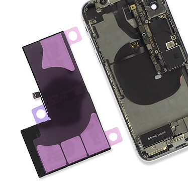 Avis Clappio Adhésif Batterie pour iPhone XS Fixation solide Transparent